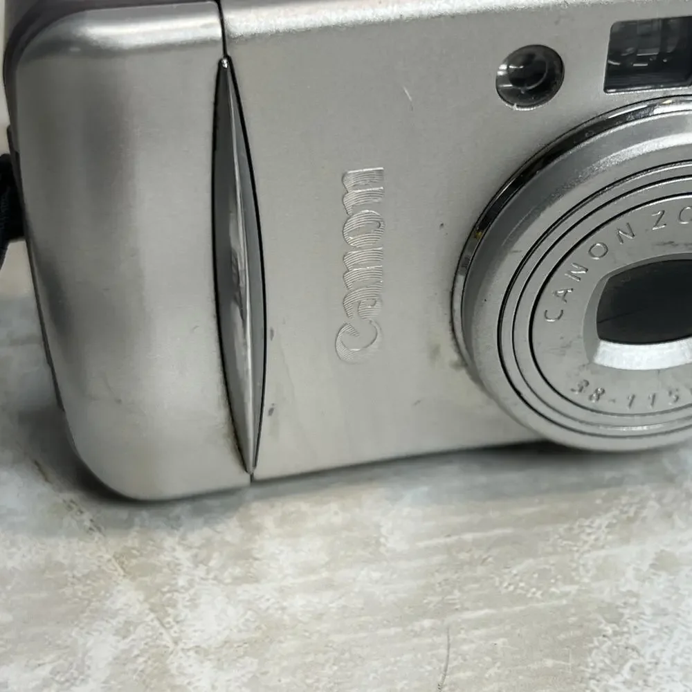 Canon Sure Shot 115u Date 35mm Film Camera Tested Working NO FILM or BATTERIES